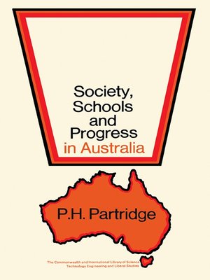 cover image of Society, Schools and Progress in Australia
